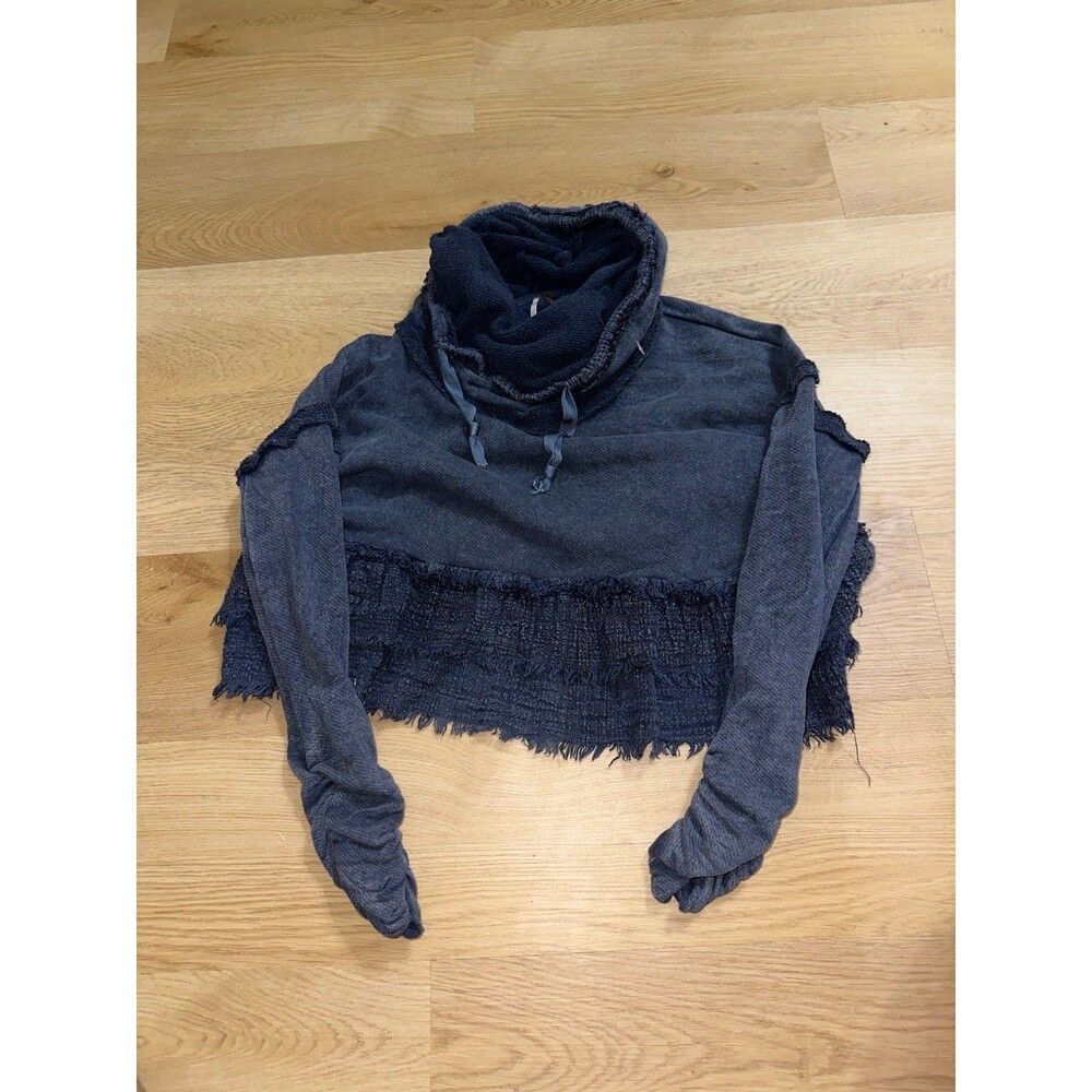 Free people blue turtleneck sweater
